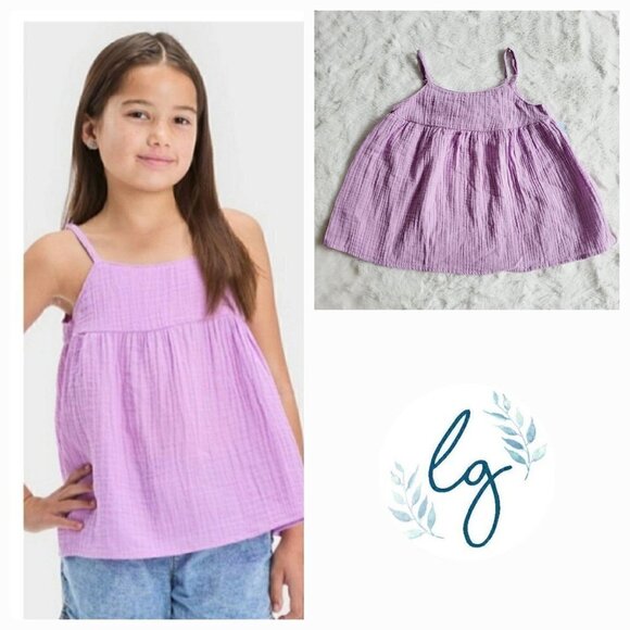 Cat & Jack Other - Cat & Jack Girls' Gauze Shirt, 3KIDX-AL